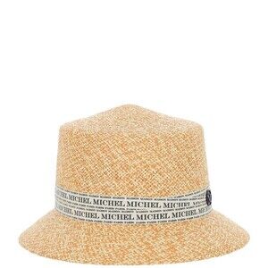 Maison Michel Straw Fedora Hat - NWT